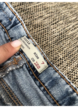 Джинсовая юбка zara для девочки 7 р 3