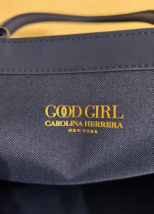 Carolina herrera синяя женская сумка шоппер 7