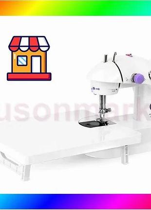 Bs мини швейная машинка best mix 4 в 1 с педалью и адаптером mini sewing machine fhsm 202 с доской bas77/n