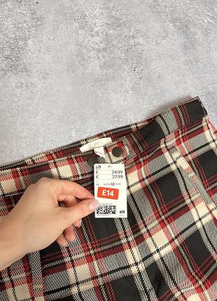 Жіночі брюки h&m у клітинку 4