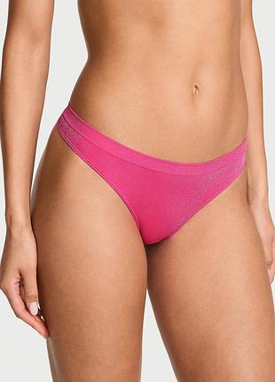 Женские трусики тонг с блеском victoria's secret
