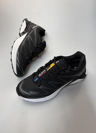 Кросівки чоловічі salomon xt-6 утеплені чорні
