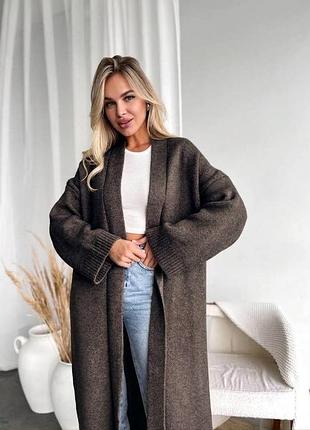 Новый цвет ❗️крутой теплый длинный кардиган  🍂🍁 2