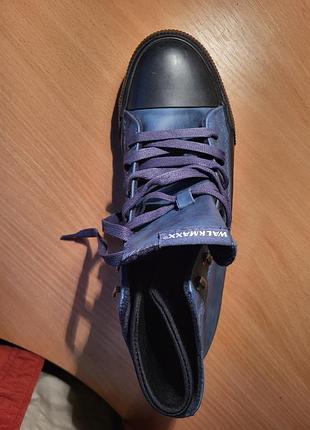 Кеди жіночі walkmaxx сині, розмір eu 40, довжина устілки 25.5-26 см, екошкіра, текстиль