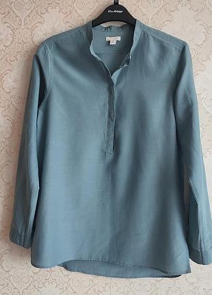 Рубашка женская бренд gap 65% coton, 35% silk