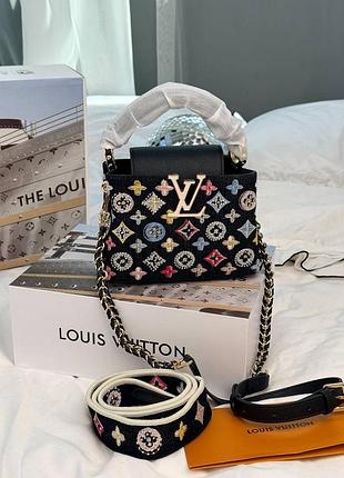 Сумка женская capucines bb black multicolor mini
