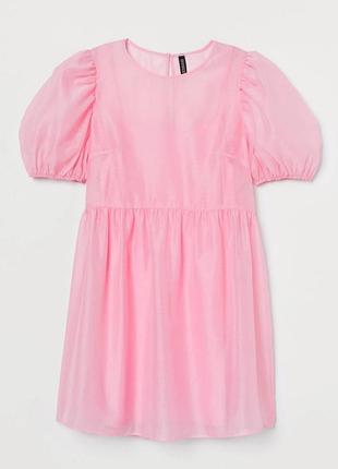 Коротка жіноча сукня h&m рожева