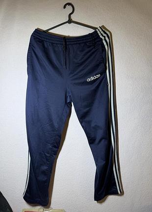 Спортивні вінтажні штани адідас на кліпсах adidas