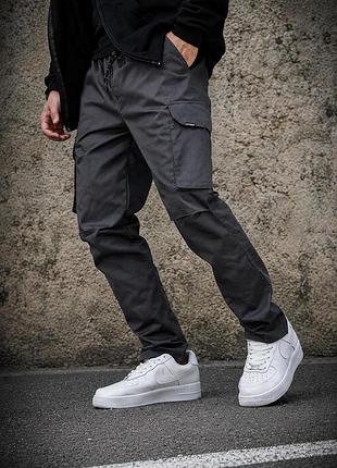 Мужские трикотажные брюки карго without fenix gray xxl