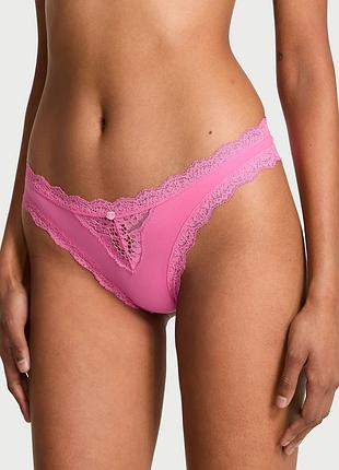 Трусики бикини victoria's secret с кружевом