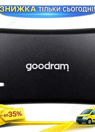 Ku наружный накопитель ssd universal fit goodram 2tb черный type-c 3.2 gen 2 для хранения данных порта uni2l_k