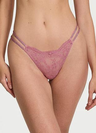 Кружевные трусики со стразами victoria's secret бразильяны