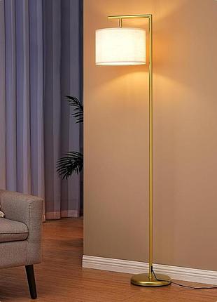 Підлоговий світильник 160 см e27 2700 k edishine floor lamp dhlfl04k1 світильник з регульованим плафоном