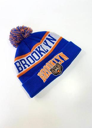 Шапка з бубоном brooklyn  next