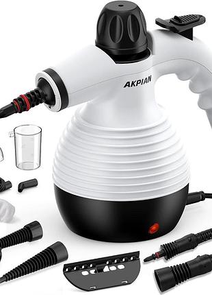 Ручной пароочиститель 1050 вт 350 мл akpian handheld steam cleaner hy-301 ручной отпариватель для очистки различных поверхностей