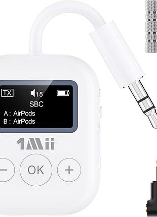 Bluetooth-адаптер 1mii safefly min b03xx аудіопередавач-приймач з bluetooth для двох пристроїв