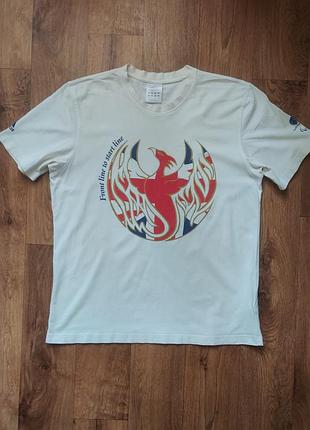 L / adidas vintage / вінтажна футболка / фенікс / чоловіча