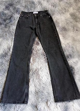Джинси жіночі calvin klein authentic boot графітові w27/l32 бавовна