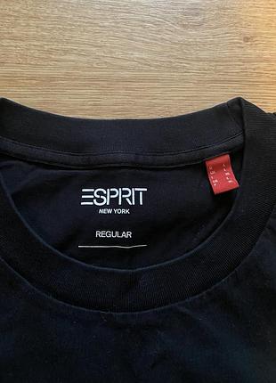 Футболка чоловіча esprit чорна 2