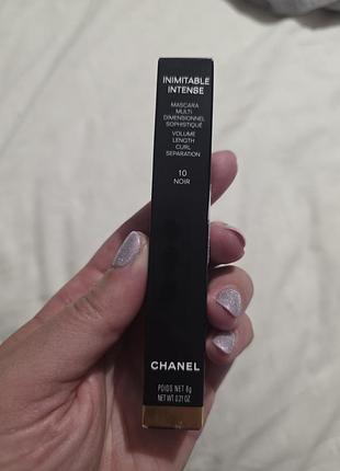 Туш для вій chanel inimitable intense 10 noir