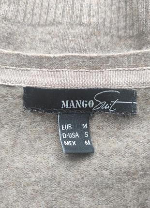 Кашемировый кардиган mango 6