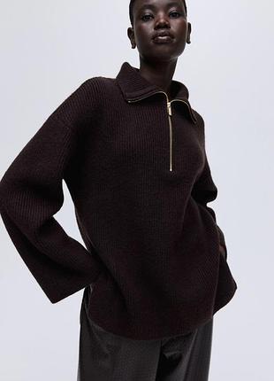 Светр h&m шоколадного кольору