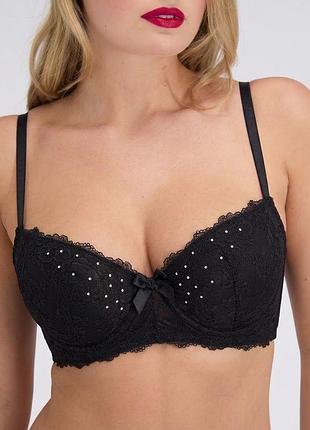 Корсетний бюстгальтер&nbsp; hunkemöller со стразами