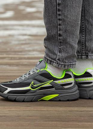 Мужские кроссовки nike initiator black green