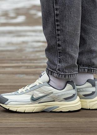 Мужские кроссовки nike initiator beige grey