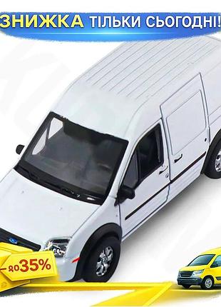 Ku автомодель ford transit universal fit connect белая коллекционная машинка для детей от 3 лет с мета uni2l_k