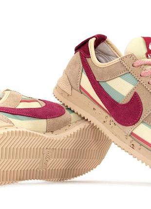 Кроссовки nike cortez x union sesame арт 15595