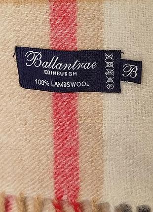 Шарф ballantrae edinburgh, 100% шерсть. 5