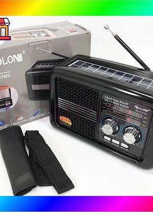 Bs радиоприемник golon rx-bt978s best mix солнечная панель aux 3.5mm, радиоприемник со встроенным акку bas77/n