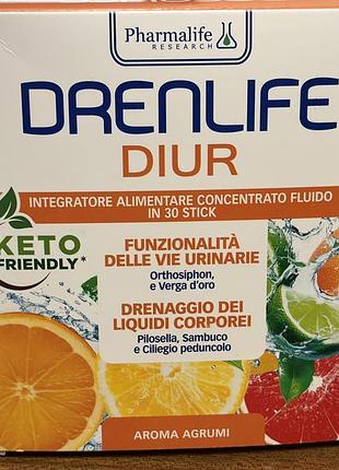 Біологічно активна добавка pharmalife research drenlife diur, 30 стіків