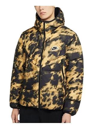 Оригинальная мужская куртка пуховик nike sportswear shield camo windrunner down fill