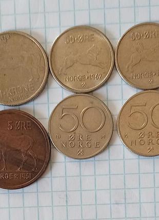 Норвегія набір монет