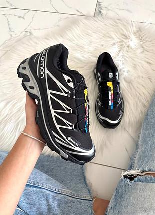 Кросівки salomon xt-6 black silver gore-tex   💧 вологозахист 💧  арт 19003