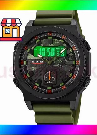 Bs годинник наручний чоловічий best mix skmei 2355ag bas77/n