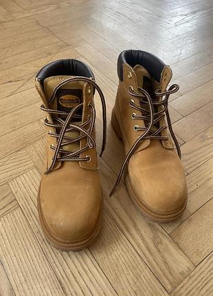 Черевики чоботи dockers коричневі, помаранчеві