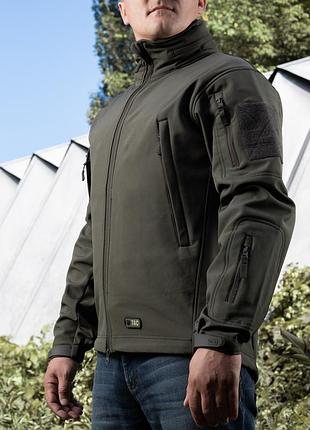 M-tac куртка soft shell olive 2xl тактическая куртка масло.