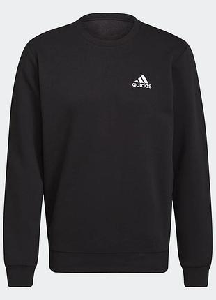 Світшот чоловічий adidas essentials fleece sweatshirt black gv5295