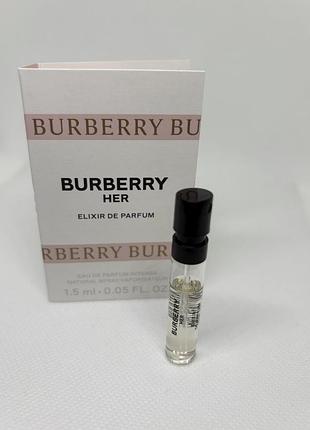 Оригинальный пробник burberry her elixir de parfum парфюмированная вода
