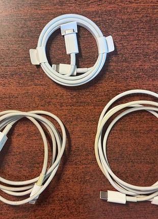 Кабелі та адаптери apple lightning для iphone