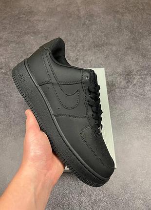 Чоловічі кеди nike air force 1 low black premium