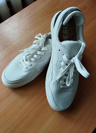 Кросівки чоловічі genesis footwear g-soley білі шкіряні 45 розмір