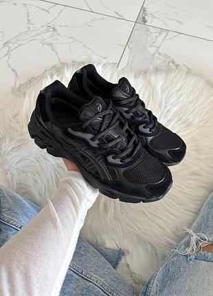 Кроссовки asics gel-nyc full black gore-tex termo  💧 влагозащита и термо ❄️  арт 5090
