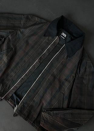 Куртка унісекс zara в клітинку