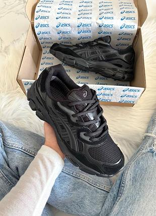 Кроссовки asics gel-nyc full black gore-tex termo 💧 влагозащита и термо ❄️ арт 5090