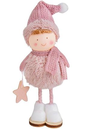 Фигурка "кай", розовая, 16 см elisey