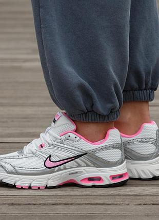 😍 жіночі кросівки nike air max moto 2k white silver rose